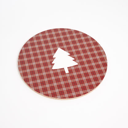 Tartan Christmas Tree Placemat