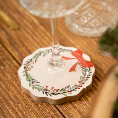 Table Coaster Garland Set of 4pcs