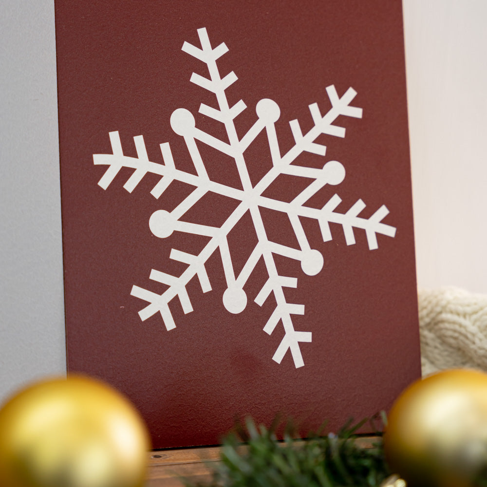 Christmas snowflake tablet