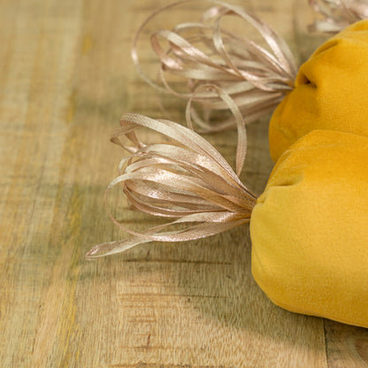 Decorative velvet carrots