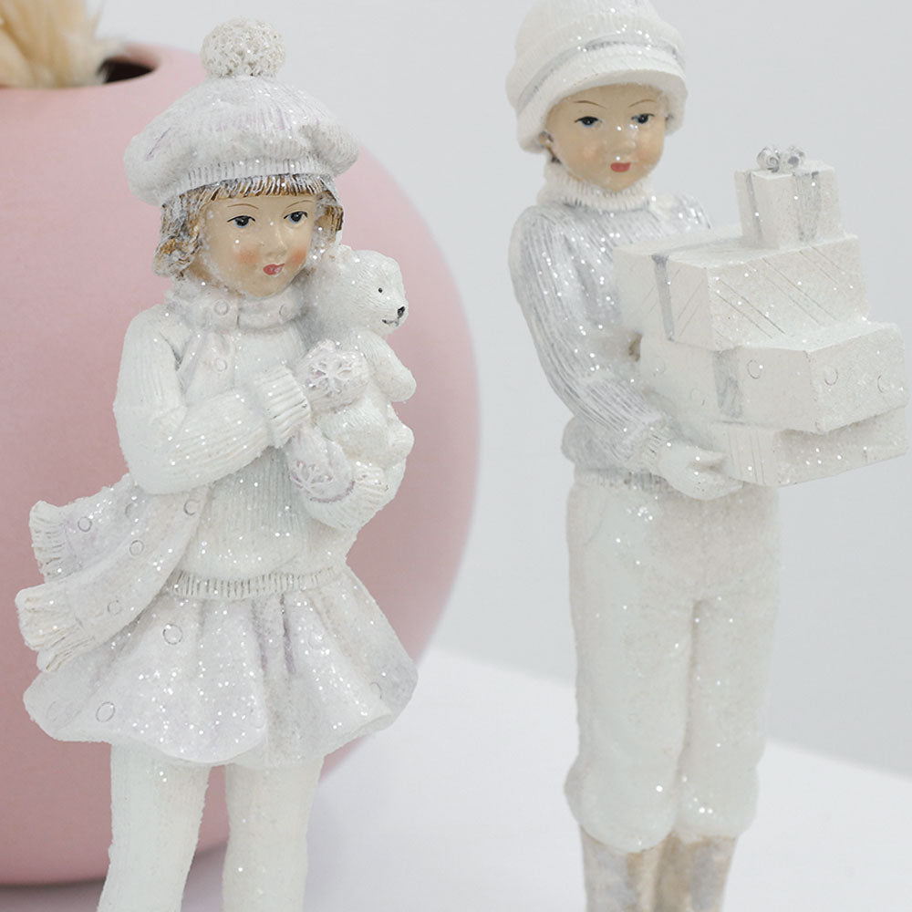 Resin children's gift holder figurines