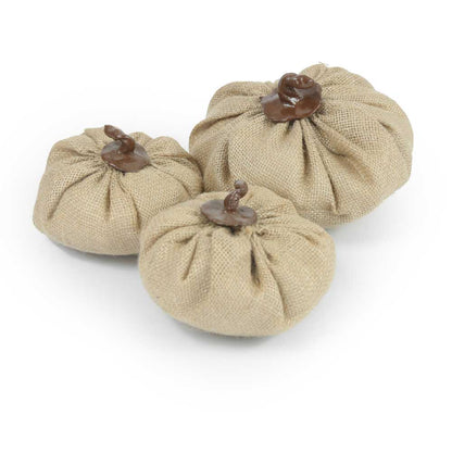 Jute Pumpkin Set 3pcs