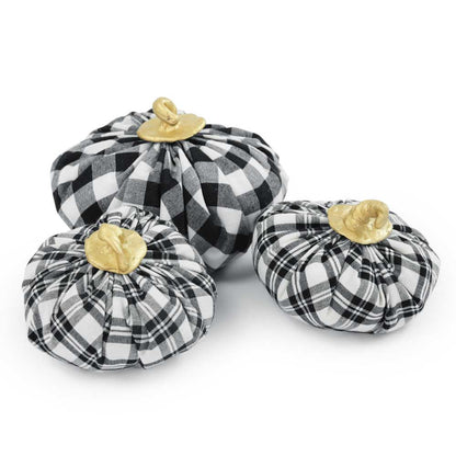 Set of 3pcs Black Fabric Zucchette