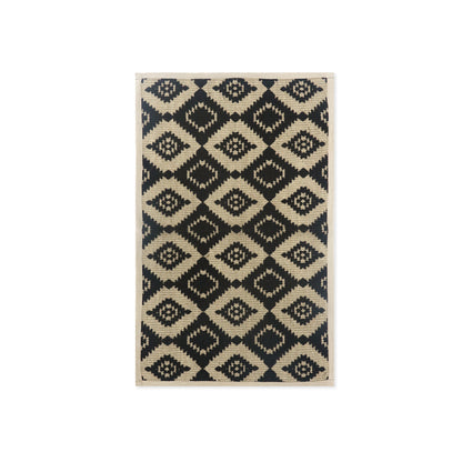 Non-slip jute kitchen rug