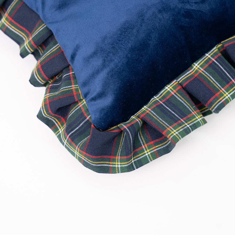 Cuscino Volant Tartan