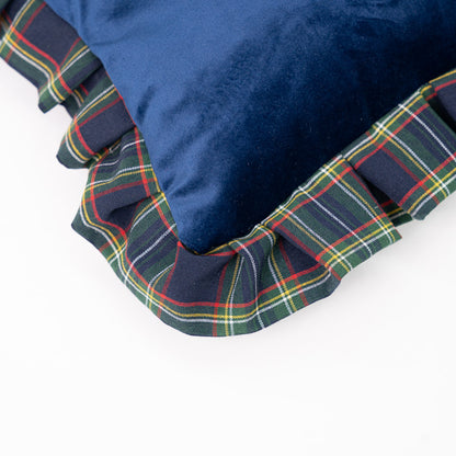 Tartan Ruffle Cushion