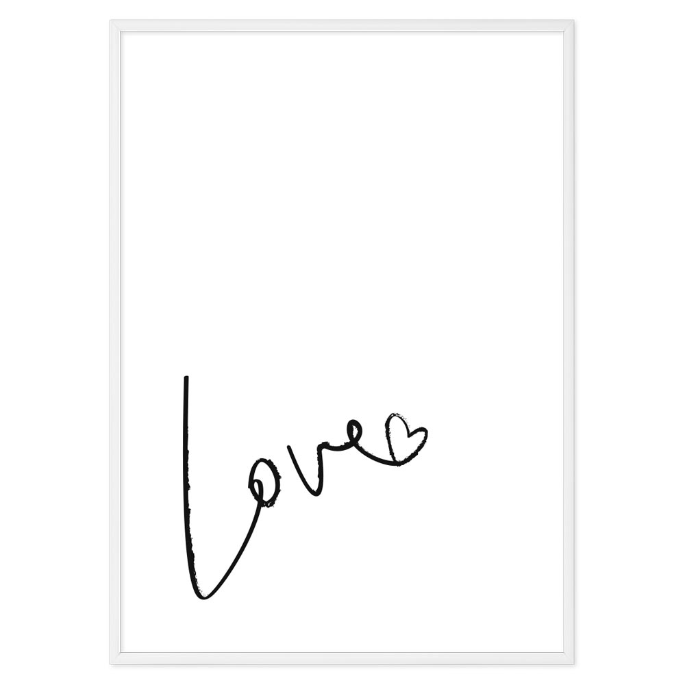 Poster Love Signature