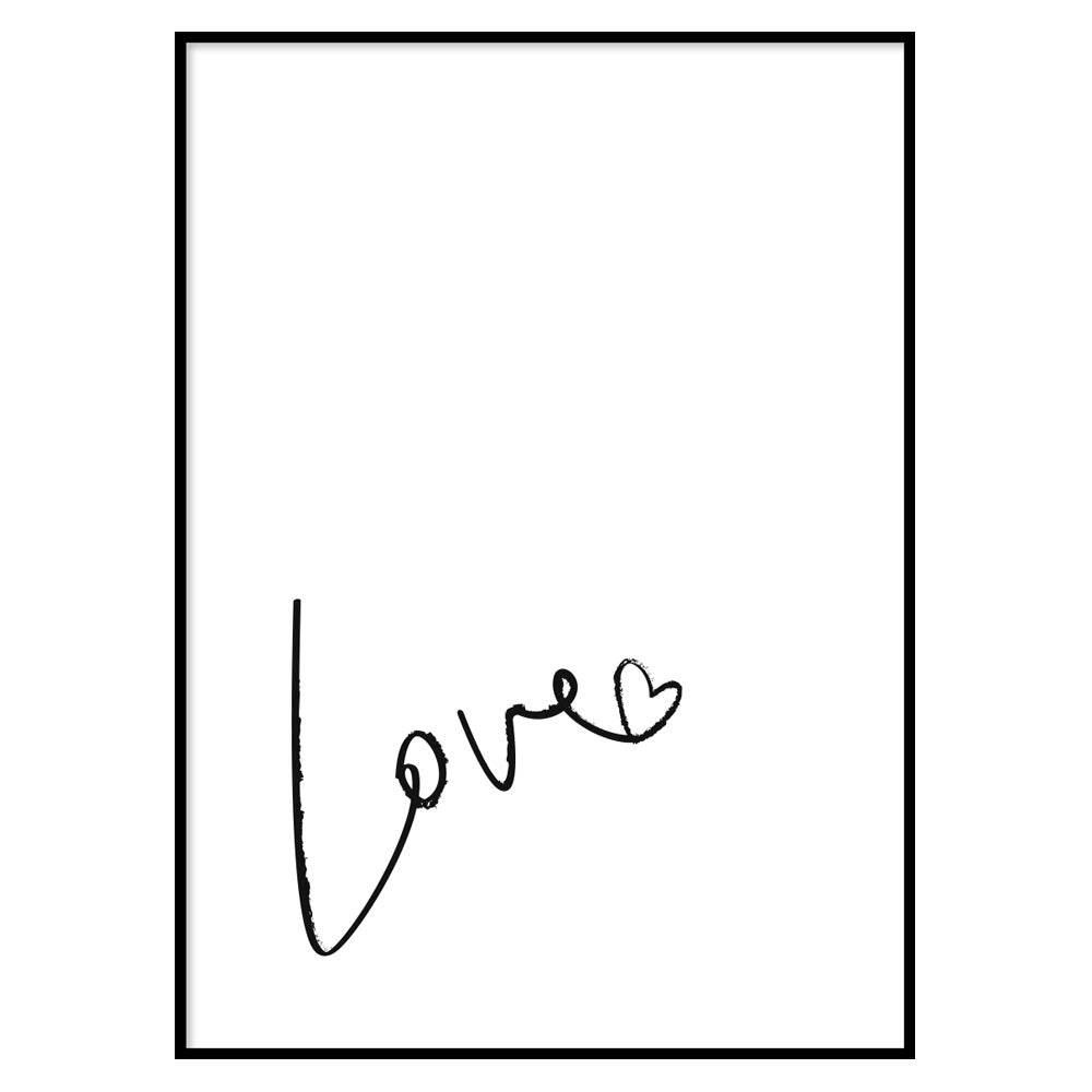 Love Signature Poster