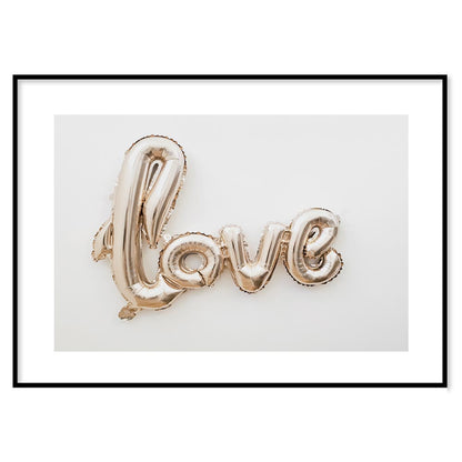 Love Party Balloon Poster