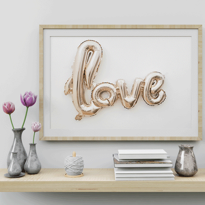 Love Party Balloon Poster