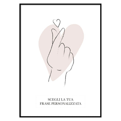 Poster Personalizzato Amore