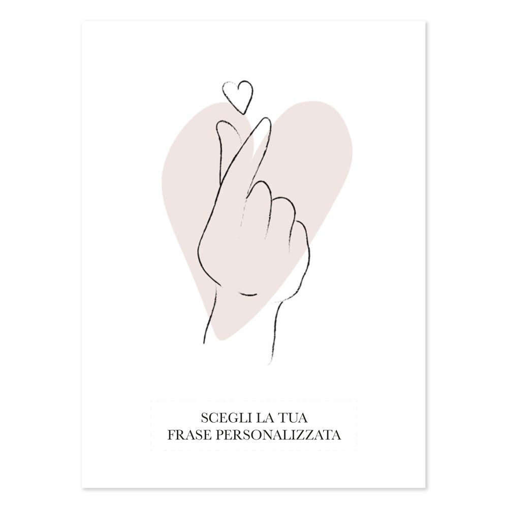 Poster Personalizzato Amore