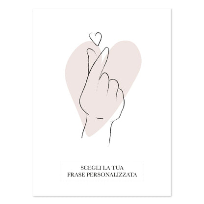 Poster Personalizzato Amore