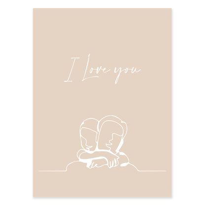 Poster Personalizzato I Love You