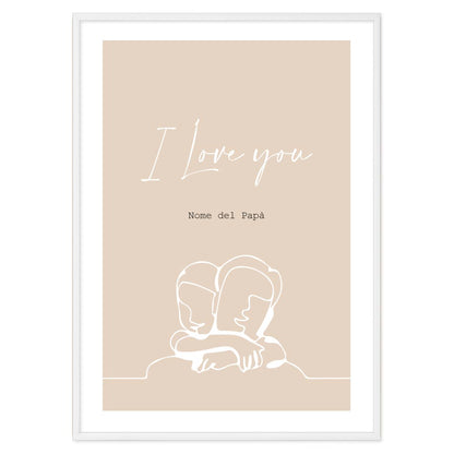 Personalized I Love You Poster