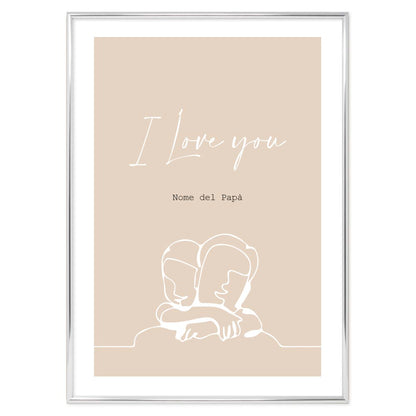 Personalized I Love You Poster