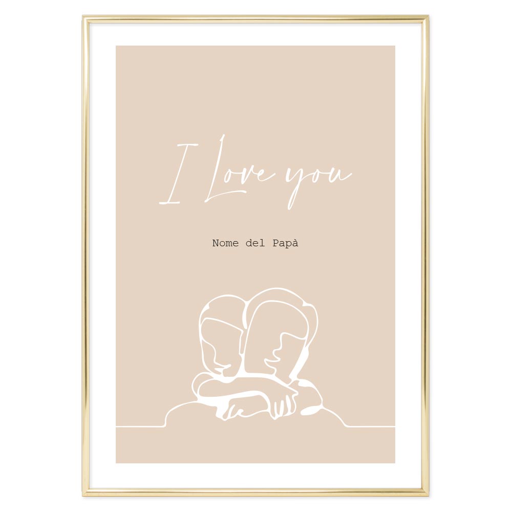 Personalized I Love You Poster