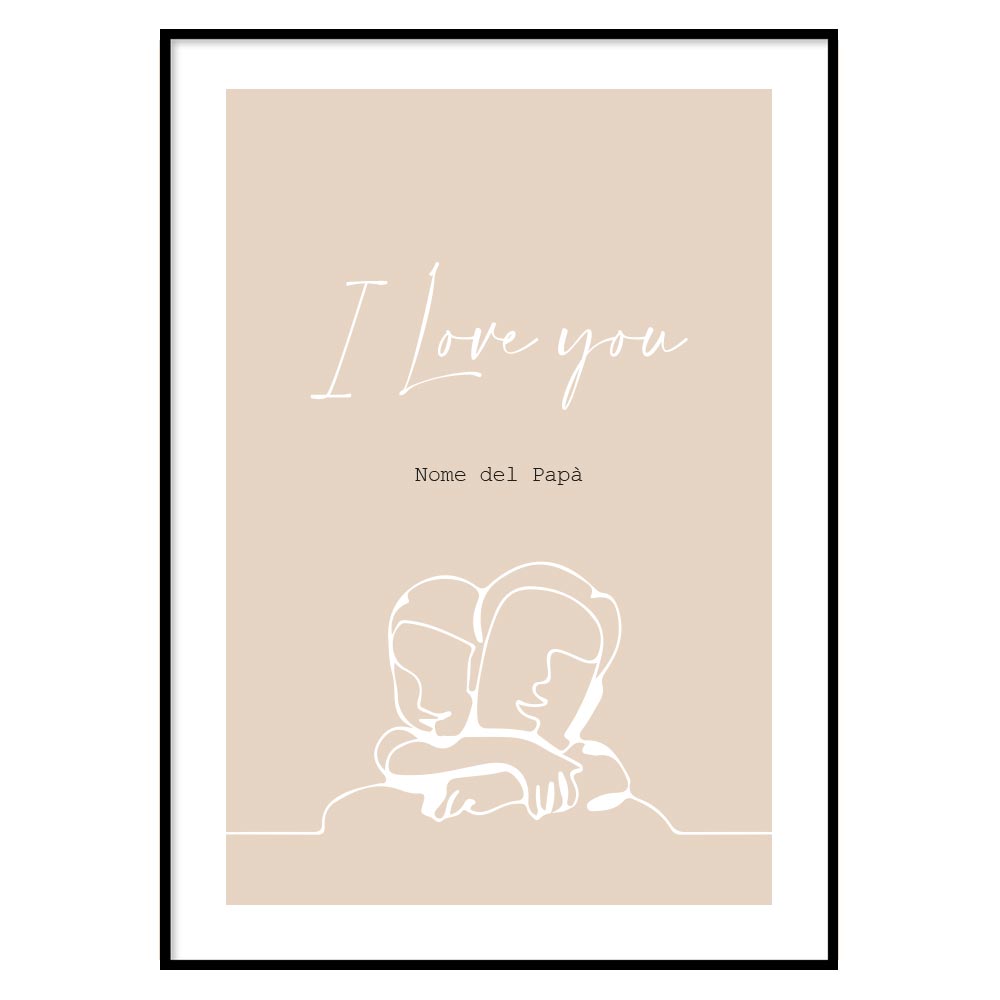 Personalized I Love You Poster