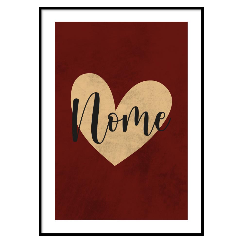 Poster Personalizzato Heart