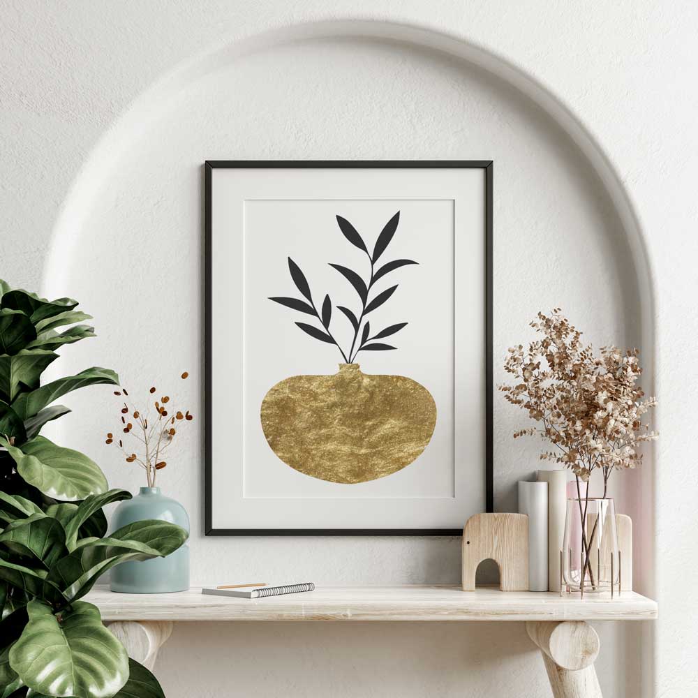 Plant floral poster