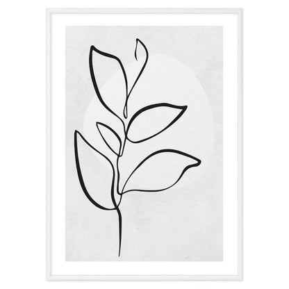 Floral Lines Poster