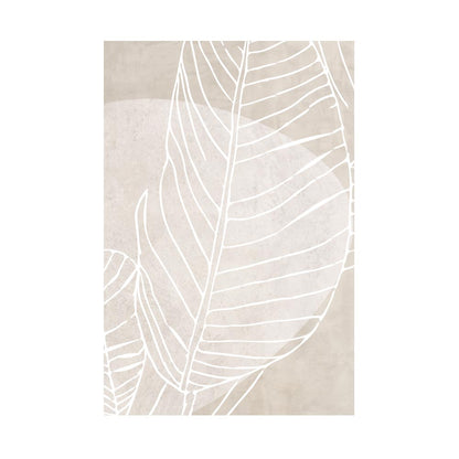 Light Color Leaf Poster