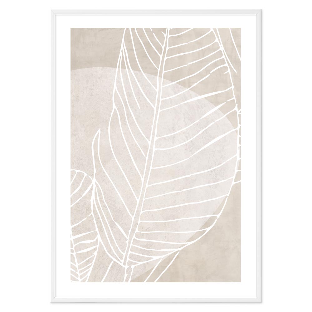 Light Color Leaf Poster