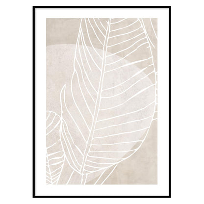 Light Color Leaf Poster