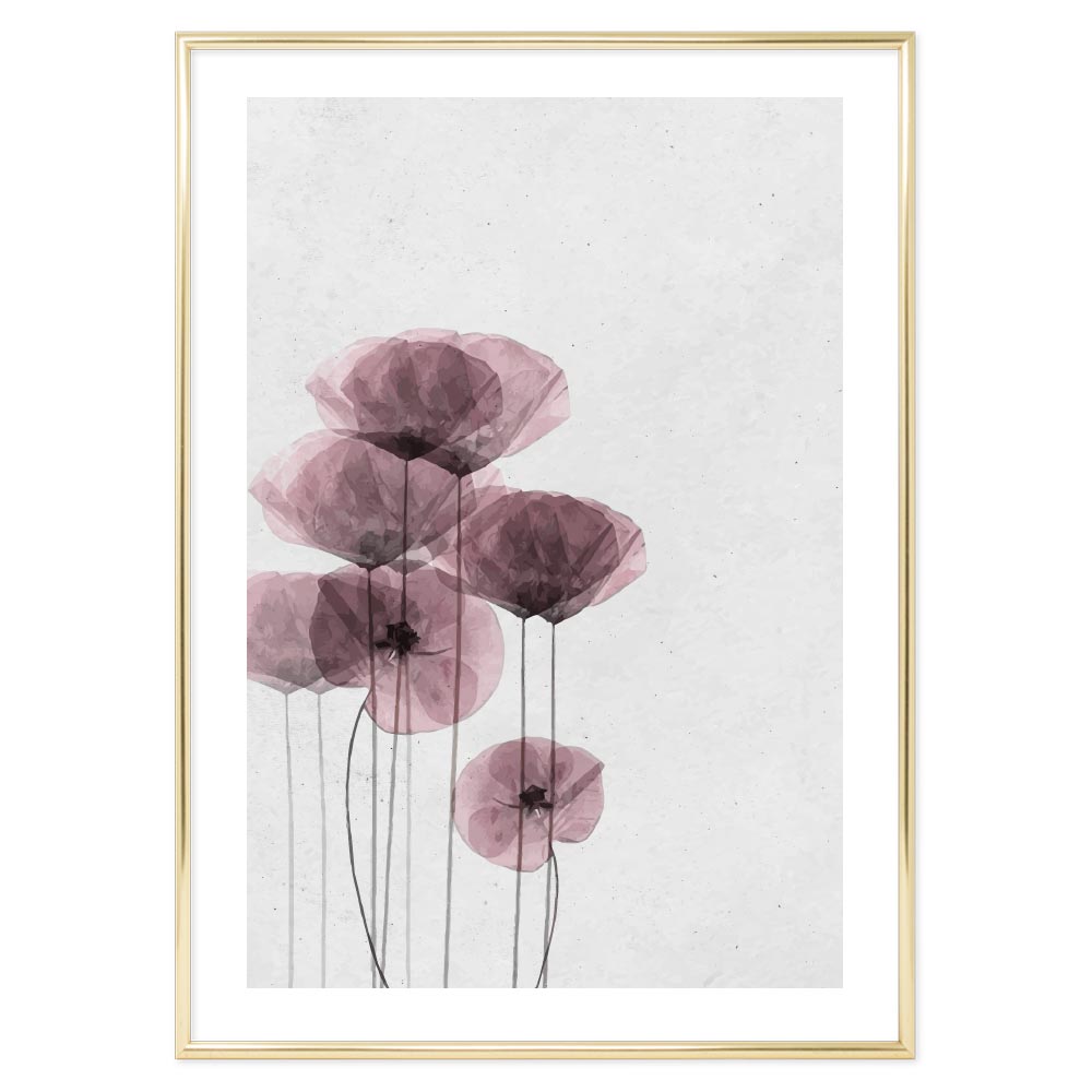 Poster Poppy Bunch