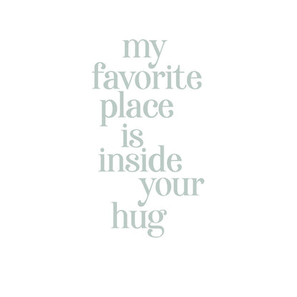 Poster Personalizzato Inside your hug