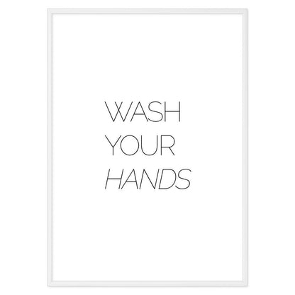 Poster Bagno Wash your Hands