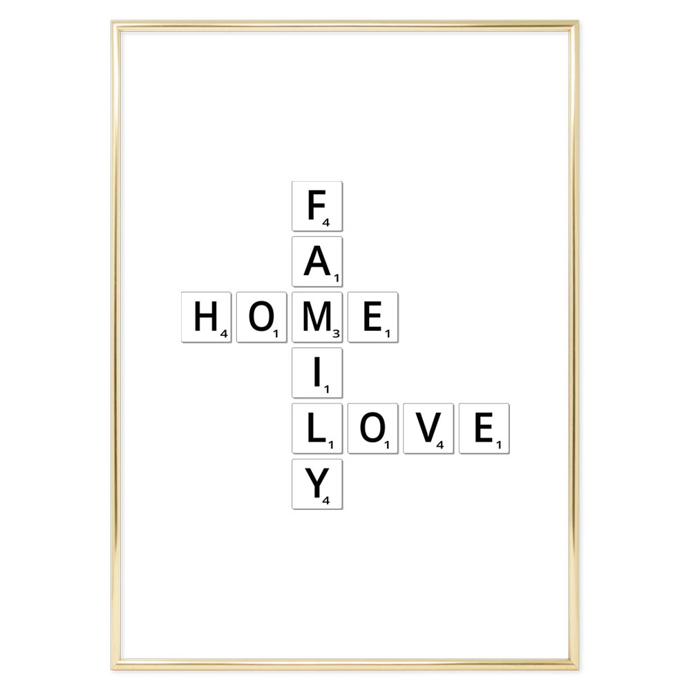 Poster Home Love Family