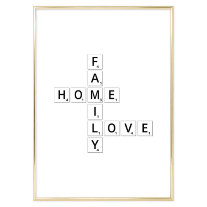 Poster Home Love Family