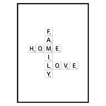 Poster Home Love Family