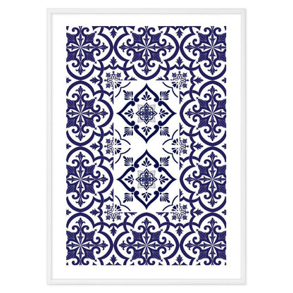 Poster Bagno Ceramic Blue