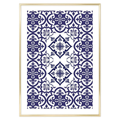 Poster Bagno Ceramic Blue