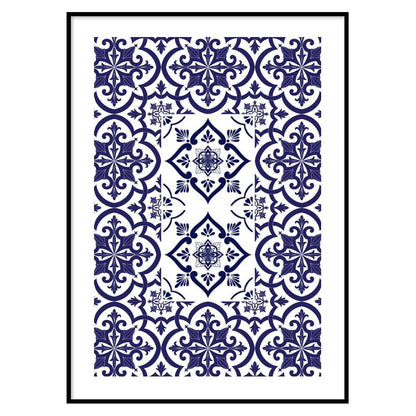 Poster Bagno Ceramic Blue