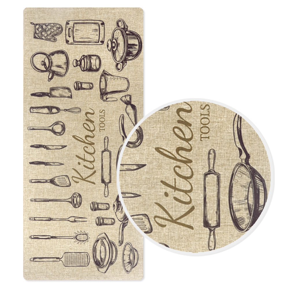 Tappeto da Cucina Antiscivolo Kitchen Tools – Declea