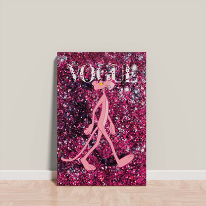 Vogue Pink Panther painting