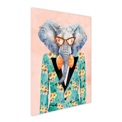 Quadro Elephant Flowers