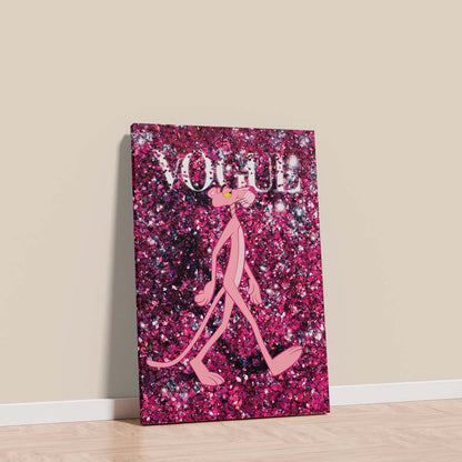 Quadro Vogue Pantera Rosa