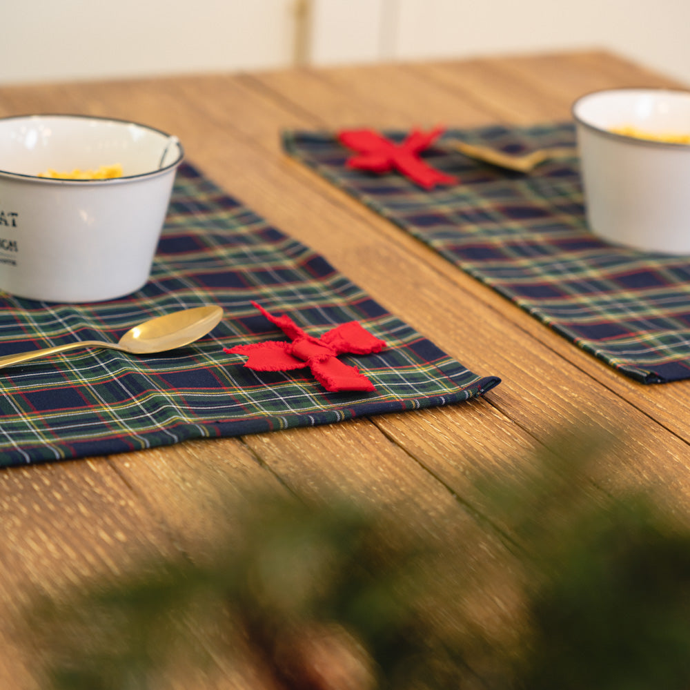 Tartan placemat