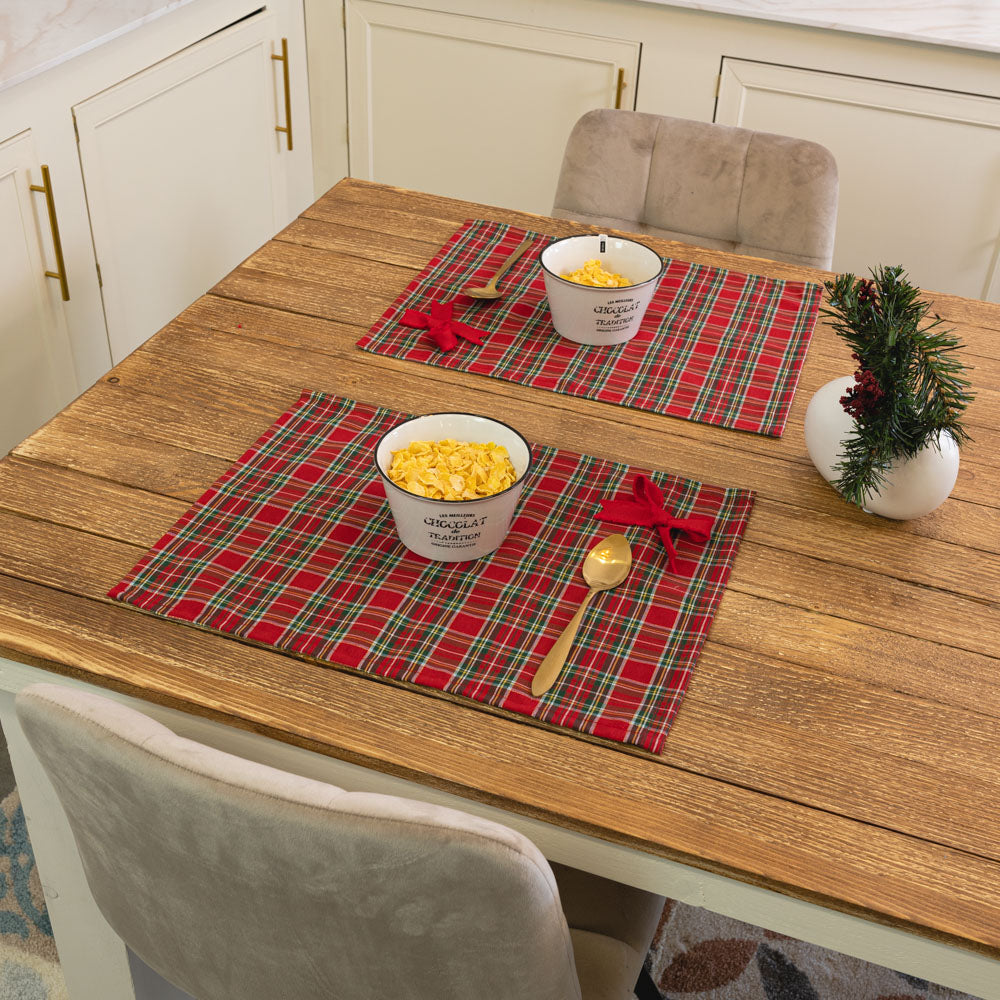 Tartan placemat