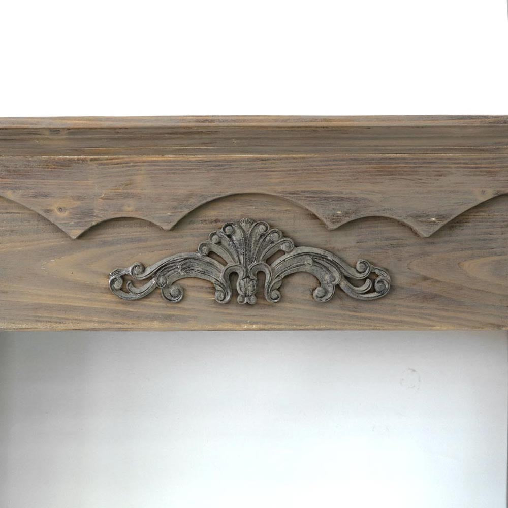 Console in Legno Caminetto Noce – Declea