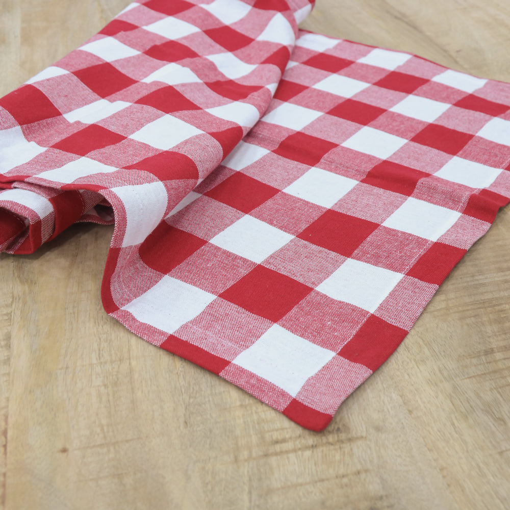 Checkered Runner 100% Cotton